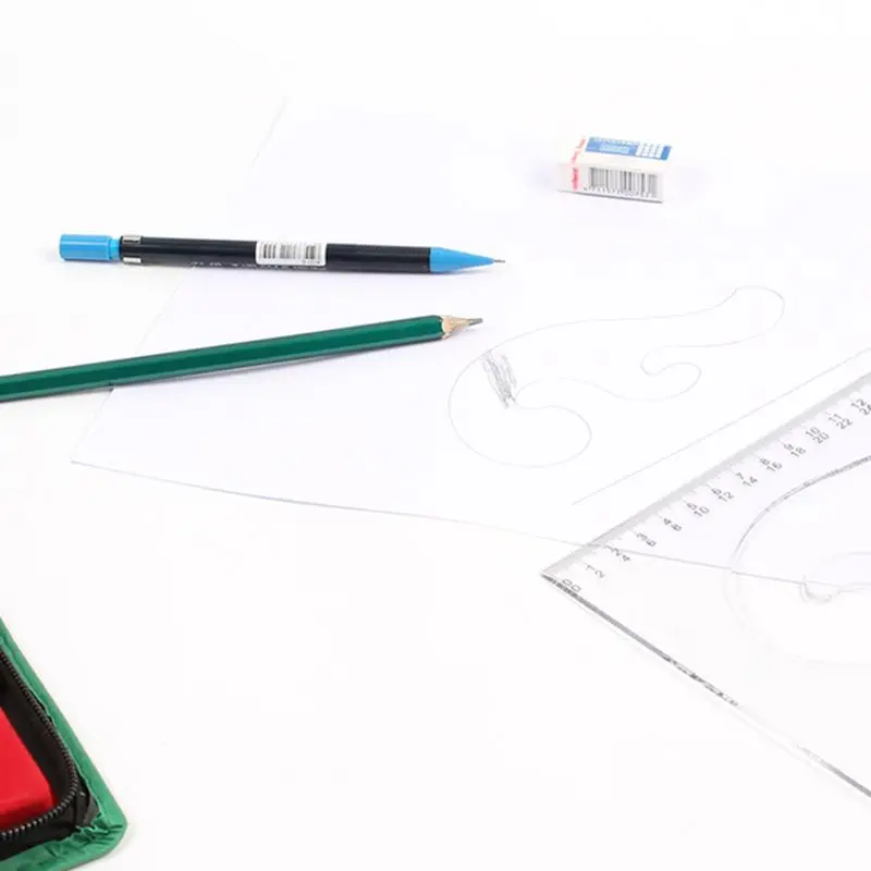 

16pcs/set Drafting Compass Set Drawing Templates Pencil Student School Supplies 1XCB