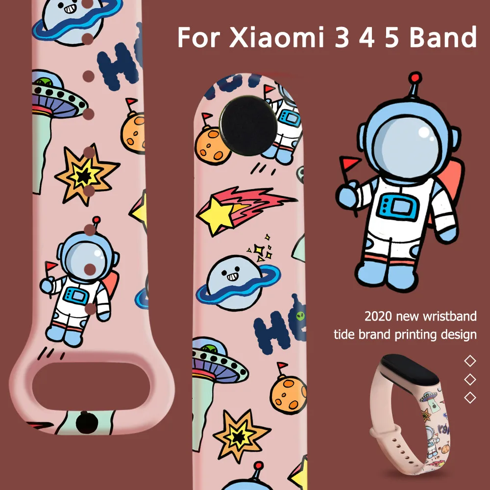 Ремешок для Xiaomi Mi Band 5 4 3 глобальная версия сменный Браслет ремешок Xiomi 6 Miband Band5
