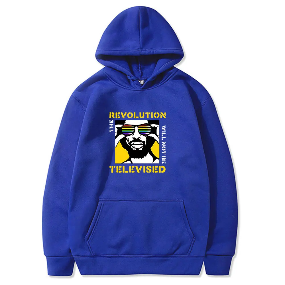 

2021 Popular New Style The Revolution Will Not Be Televised Long -Sleeves Hoodies Fashion Loose Hip--pop Four Seasons Streetwear