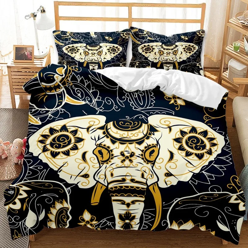 

Bedding Set Fashion Abstract animal Pattern Print Duvet Cover Set with Pillowcase Home Textiles Comforter Microfiber for Kids 3D
