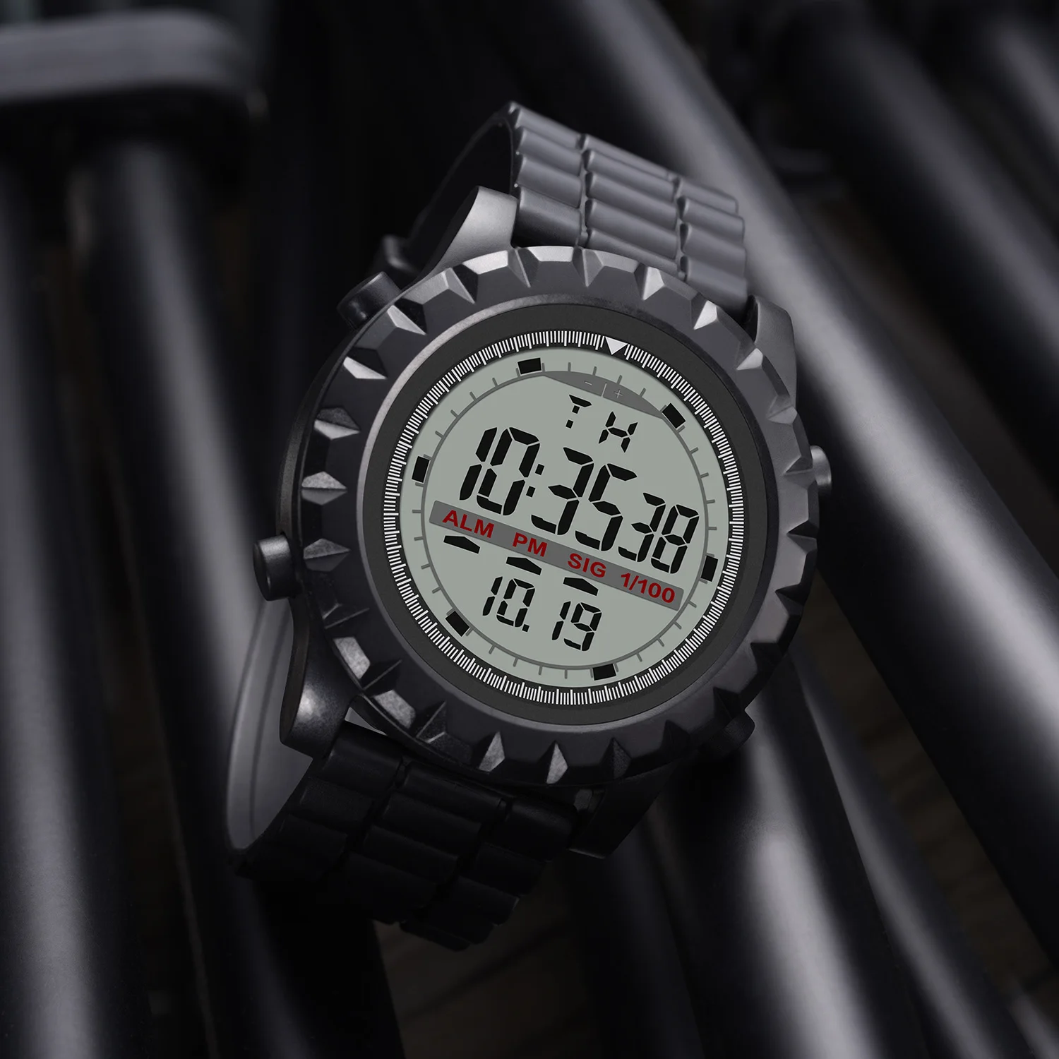 Часы наручные SYNOKE мужские с большим циферблатом светодиодные ударопрочные |