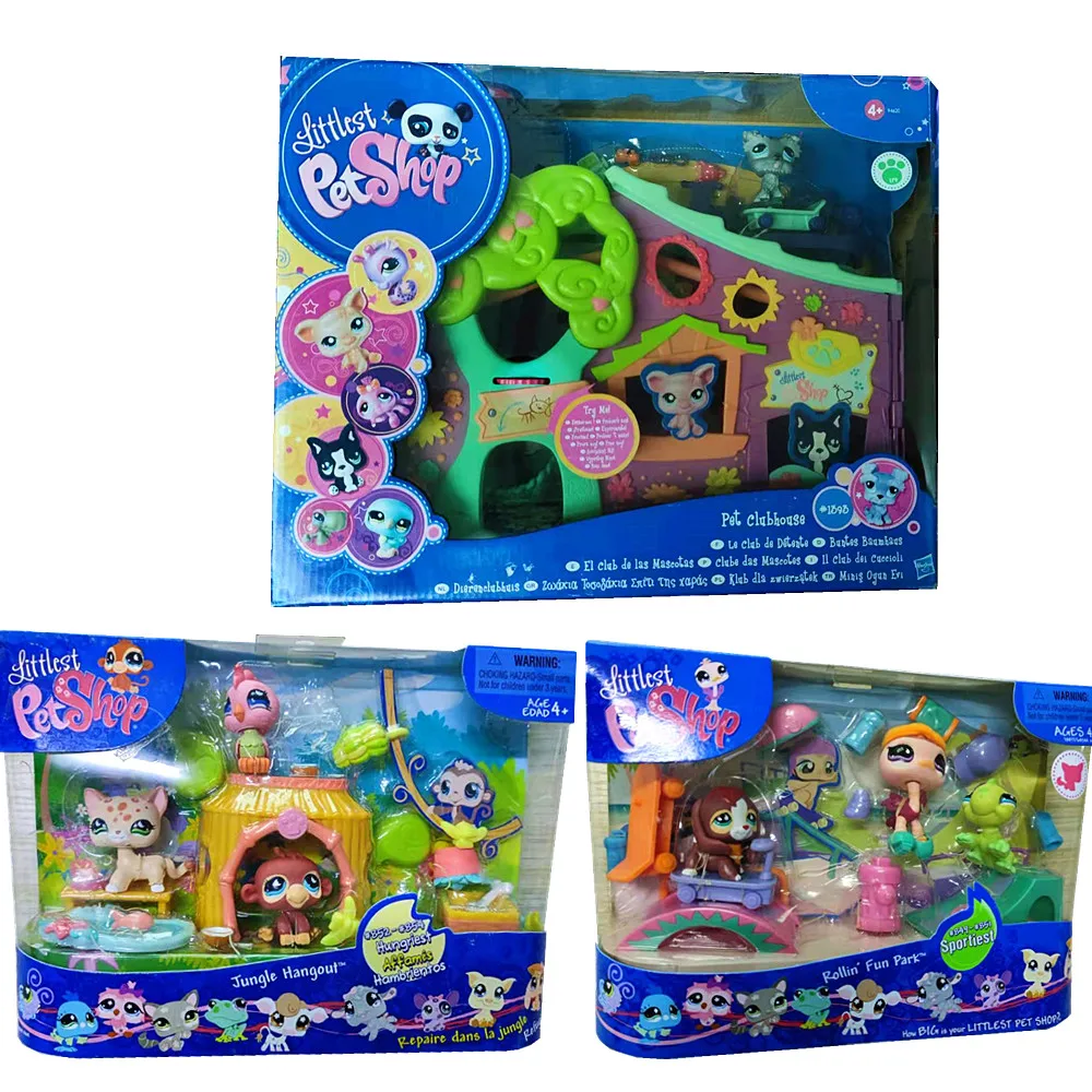 Оригинальный Little Pet Shop LPS Cat набор Экшн фигурки модели кукол игрушки|Игровые и