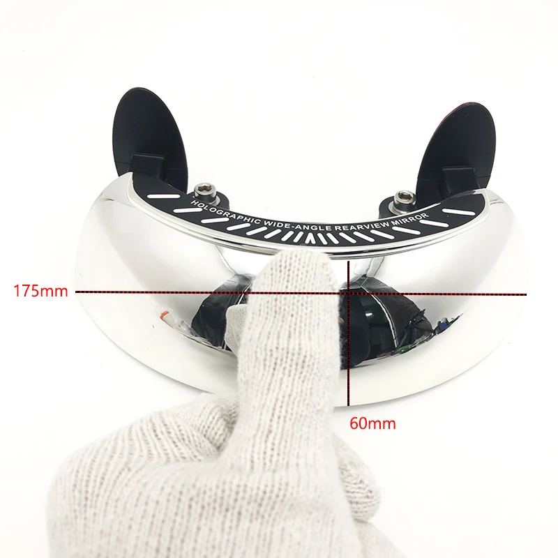 

Motorcycle Universal Rear Mirror Wide Mirror View on Windscreen Holographic Wide-angle for BMW R1200GS R1250GS KAWASAKI HONDA