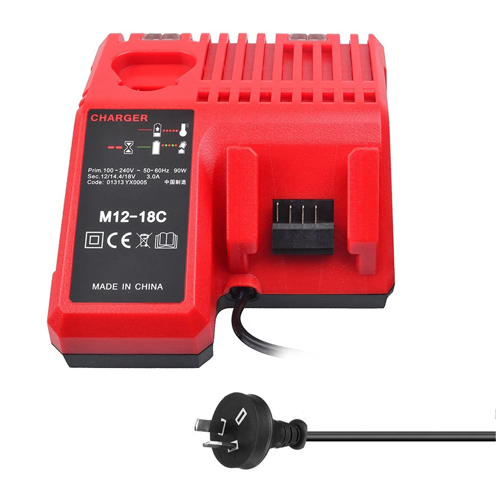 M12 18C Li Ion батареи зарядные устройства для Milwaukees 12 V 14 4 18V C1418C 48 11 1815/1828/1840 M18 M14