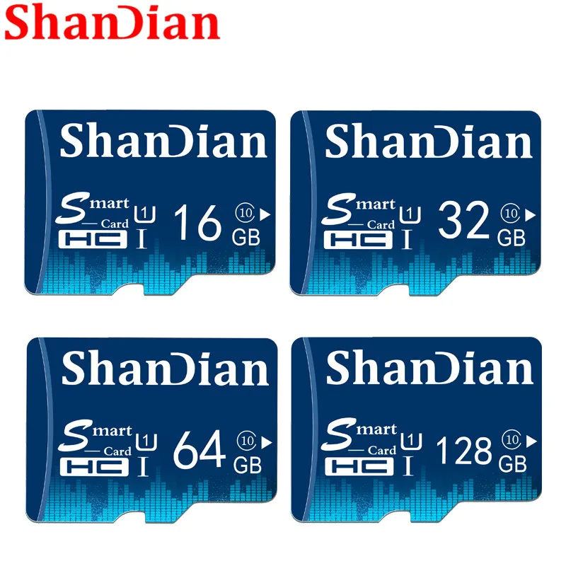 SHANDIAN Смарт SD карта 8 ГБ 16 TF класс 6 высокоскоростная Мини памяти 32 Гб sd реальная