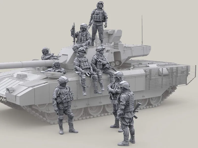 1/35 Resin Figure Model Kit Unassambled Unpainted//X313 (9 figures in Second picture) | Building Kits