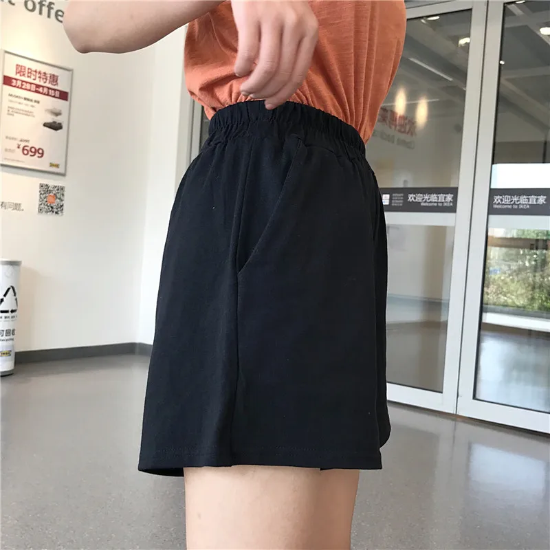 

Women Shorts Black 2021 Summer Fashion NEW Casual Clothes Solid color egan Hip hop punk Pocket dropshipping harajuku vintage