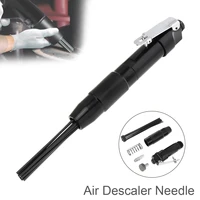 black pneumatic needle bundle deruster with 12 needle for rust and welding slag light burr removal