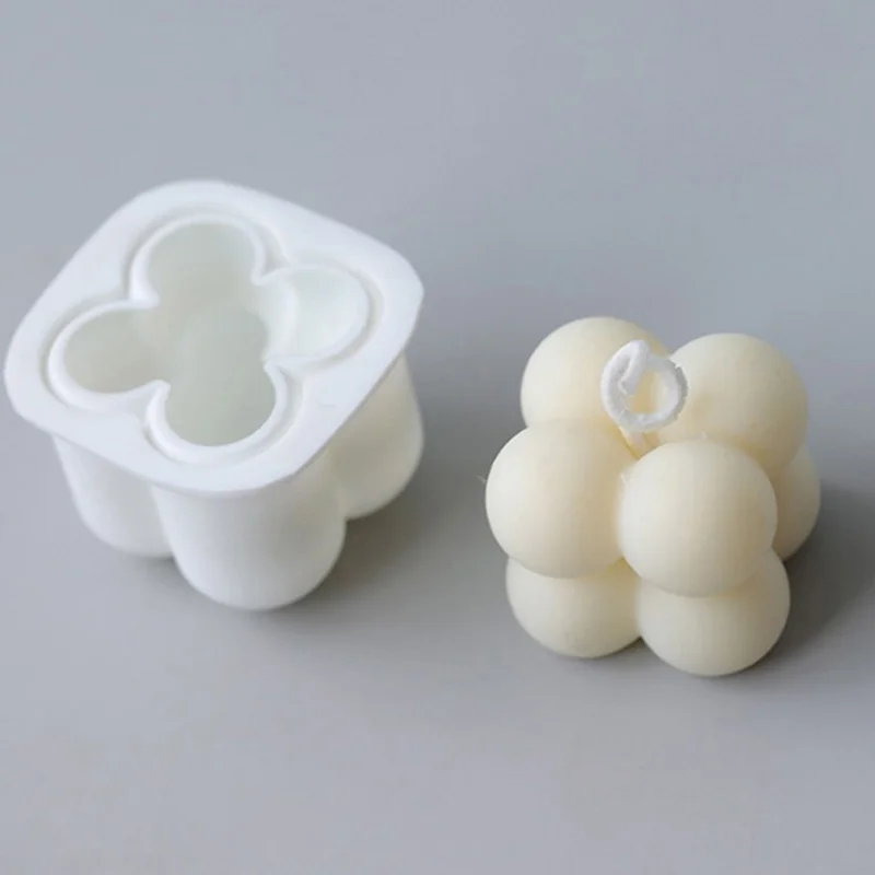 

Easy Demoulding 15 Cavity Silicone Resin Cube Candles Molds 3D Wax Soap Mould Cake Dessert Chocolate Baking Pastry Tools