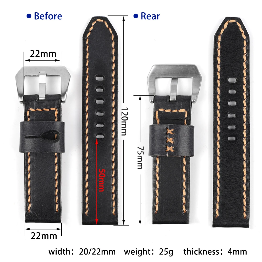 Vintage Cow Leather Band for Apple Watch 44mm 40mm 42mm 38mm Series 7 6 SE 5 4 3 for iWatch Apple Watch Strap Bracelet