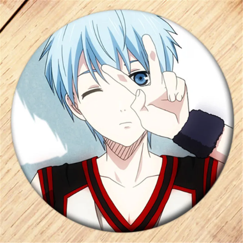 Бесплатная доставка Аниме Куроко баскетбольная брошь девушки Значки для косплея