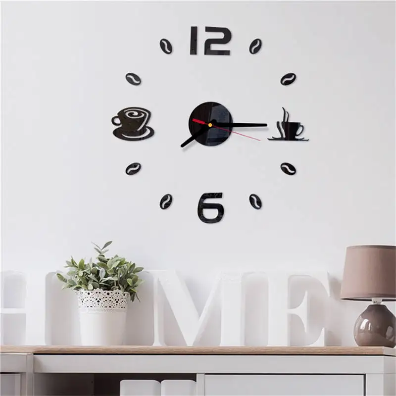 Настенные часы Reloj de pared 2019 изысканные 3D самодельные римские цифры акриловые
