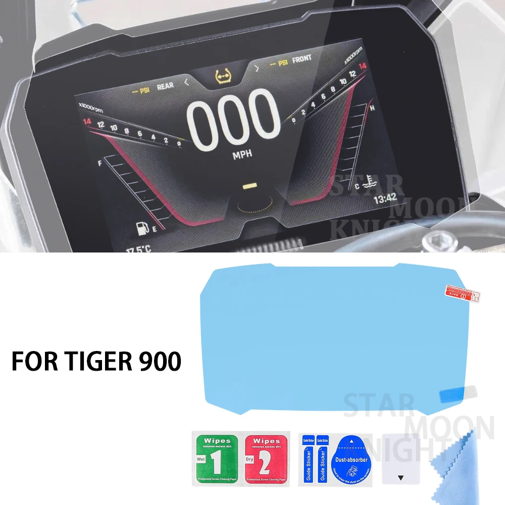

For Tiger 900 RALLY PRO Tiger900 GT PRO LOW 2020 Motorcycle Scratch Cluster Screen Dashboard Protection Instrument Film