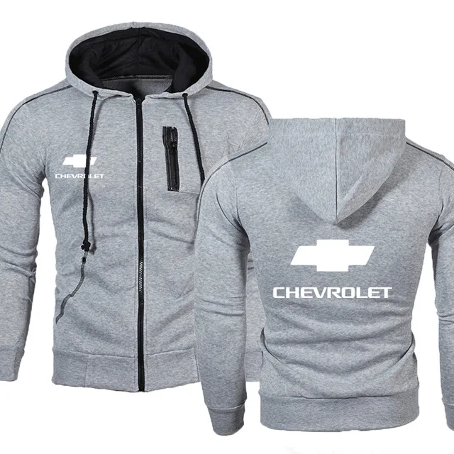 

2020 New Spring Autumn Fashion Men Hoodie Chevrolet Car Logo Print High Quality Cotton Sweatshirt