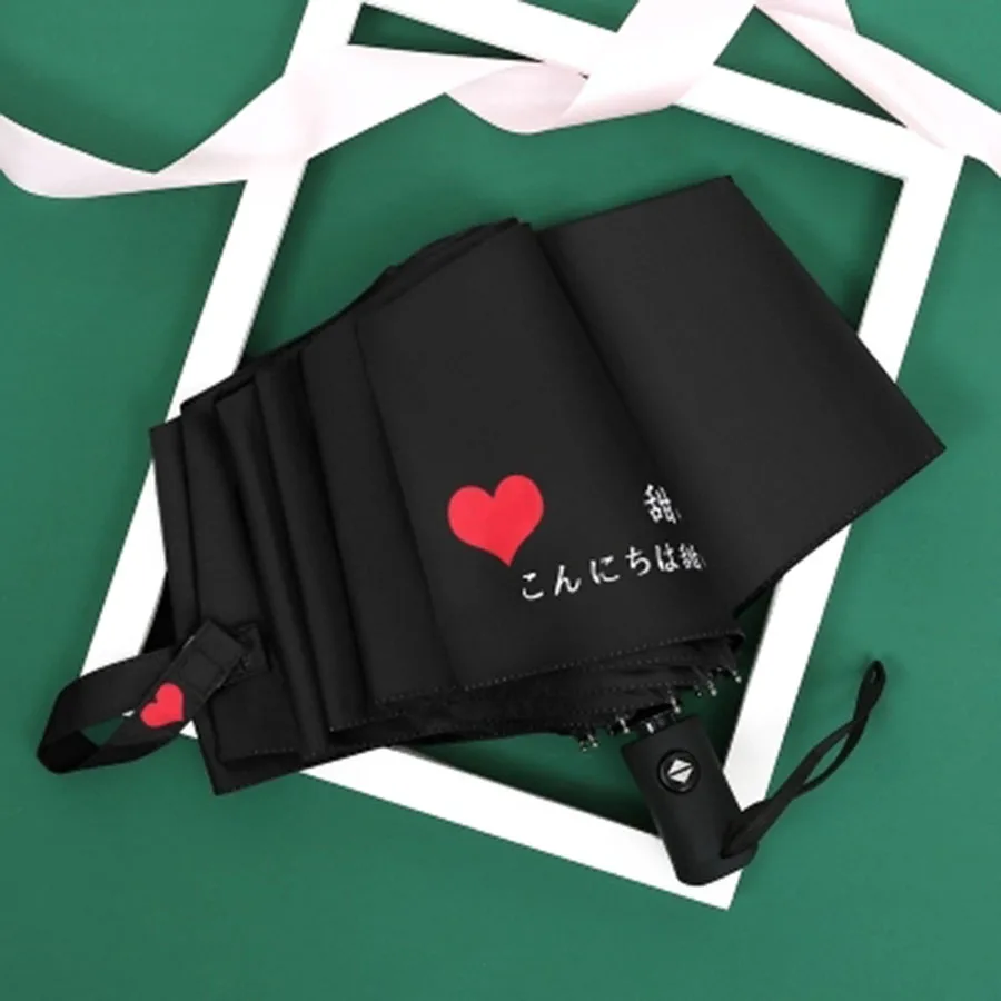 Зонт прозрачный для детей Umberlla женщин автоматический черный милый мужской