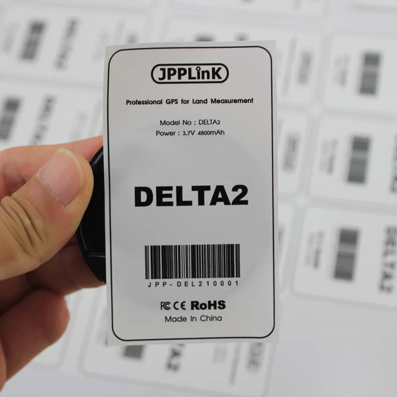 Пользовательская белая гарантия аннулированная наклейка на штрих-код с