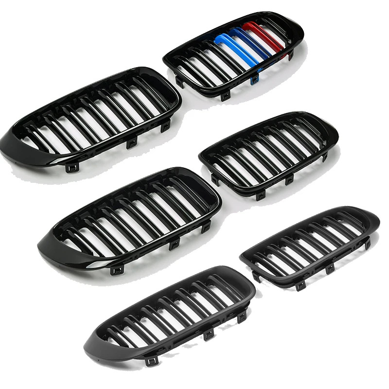 Пара матовый блесек для губ черный M Цвет Двойной планка почек гриль решетка