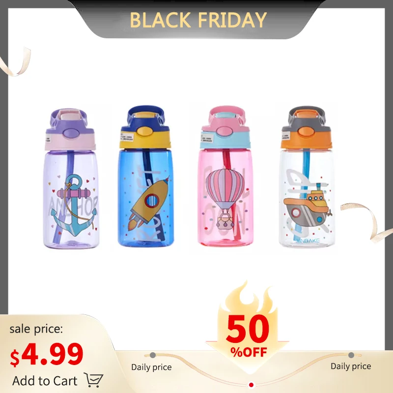 480 мл детская чашка для воды креативные Мультяшные детские чашки кормления с