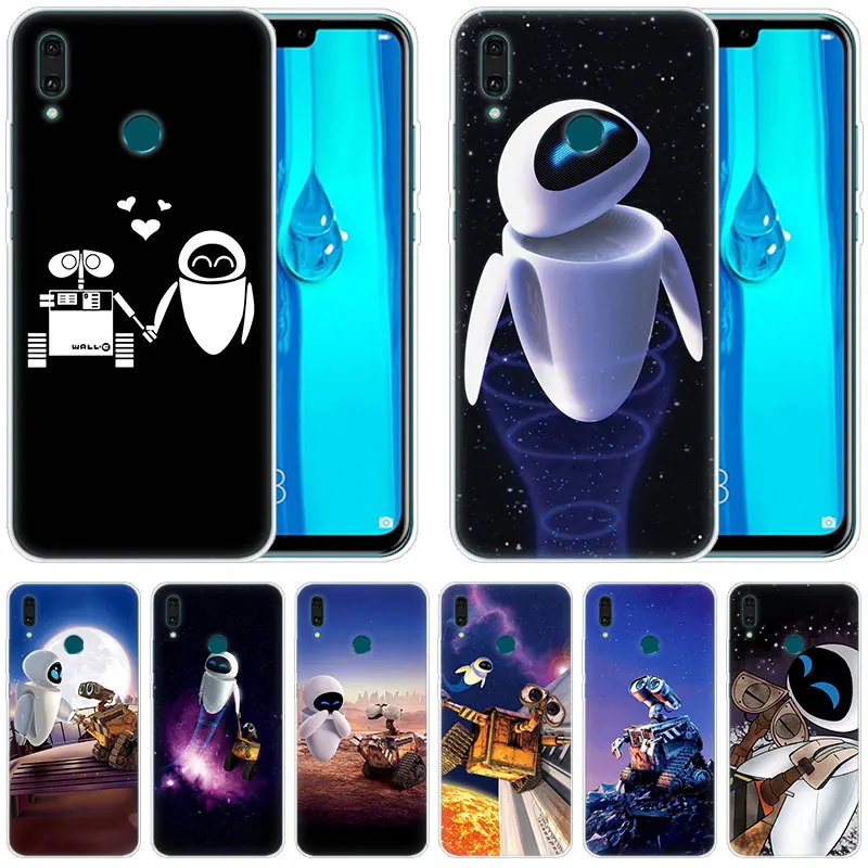 Мягкий силиконовый чехол Wall E Robot для Huawei Mate 30 20 Lite 10 Pro Y5 Y6 Y7 2019 Y9 Prime 2018 2017 Модный