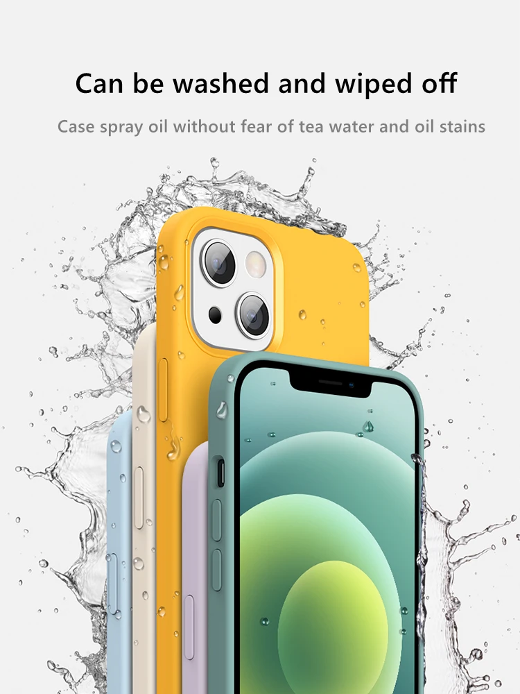 

Original Official Silicone Case For iPhone 11 13 Pro X XR XS Case For iPhone 12 Pro Max 7 8 Plus SE 2020 Cover cases With LOGO