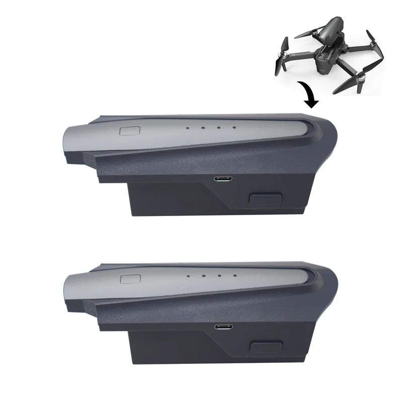 

7.6V 3400mAh B12 Lithium Battery For ANCOOL LOPOM 4000ft MJX B12 FPV 4K EIS Aerial Folding Quadcopter 1/2PCS
