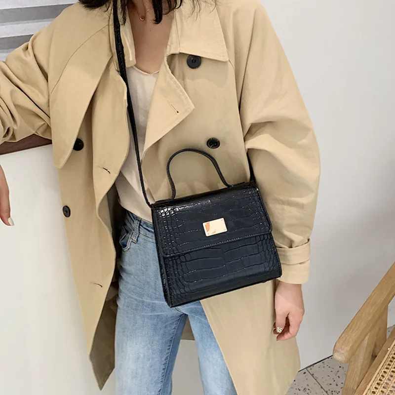 BXX Sac/ модные осенне-зимние роскошные женские сумки дизайнерские винтажные каменные узоры небольшой квадратный пакет сумка ZE687
