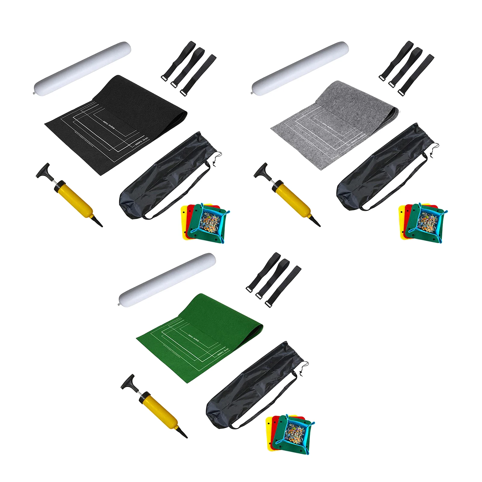 

Puzzles Pad Jigsaw Roll Felt Mat Playmat Puzzles Blanket For Up To 1500 Pcs Puzzle Accessories Portable Travel Storage Bag