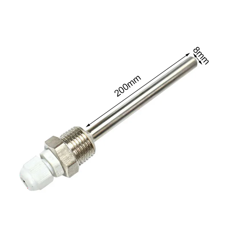 

50-200mm Stainless Steel Thermowell 1/2" NPT Threads For Temperature Sensors Dropshipping