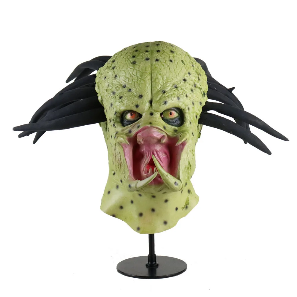 

The Predator Horror latex mask zombie head Full Face Halloween Cosplay Costume Party props