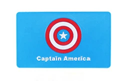 Captain America Автомобильный волшебный Противоскользящий коврик Marvel Comics автомобильный нескользящий коврик для сотового телефона противоскользящая приборная панель для автомобиля коврик - Название цвета: Captain America