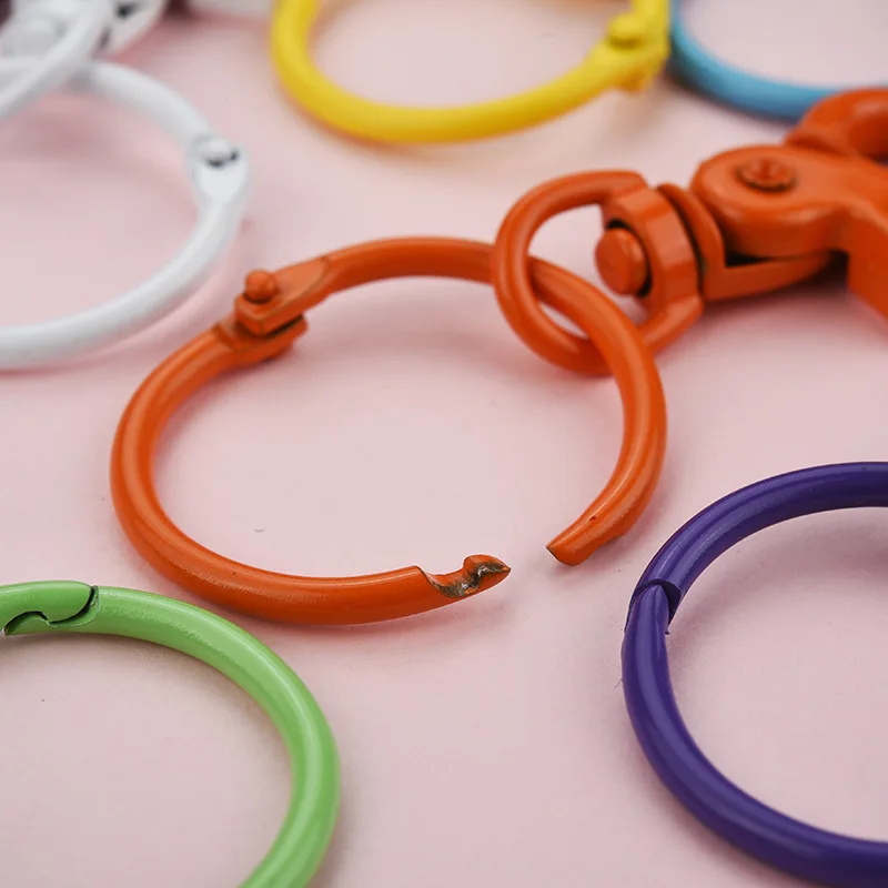 Застежка карабин цветная краска брелок сделай сам ювелирные аксессуары спрей