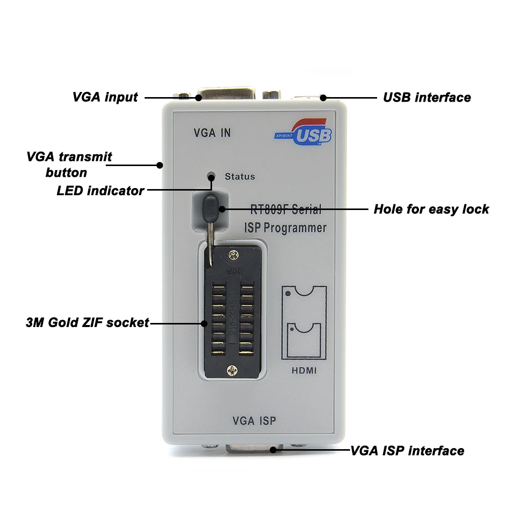 Лидер продаж! Программатор RT809F ISP/RT809 ЖК-программатор usb инструменты для ремонта