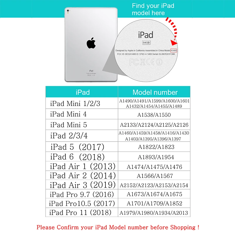 Чехол-книжка с подставкой для Apple iPad mini mini 5 5th Gen, тонкий умный чехол, защитный чехол для iPad Mini5, чехол с функцией автоматического пробуждения/сна