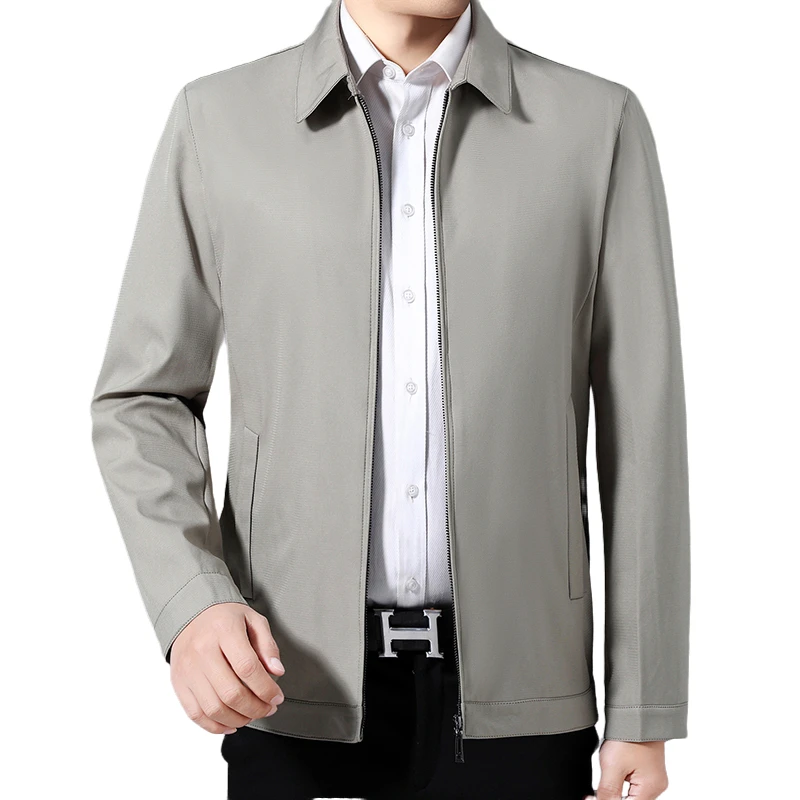 

Wholesale Cheap Spring Autumn Blazer Business Casual Zipper Men's Jacket
