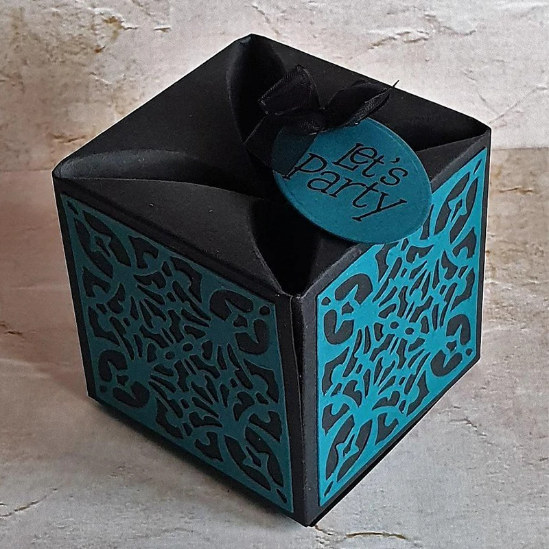 Gift Box Cut Dies DIY Scrapbooking Dies New Metal Steel Cutting Dies Stencils Book Photo Album Card Crafts Embossing
