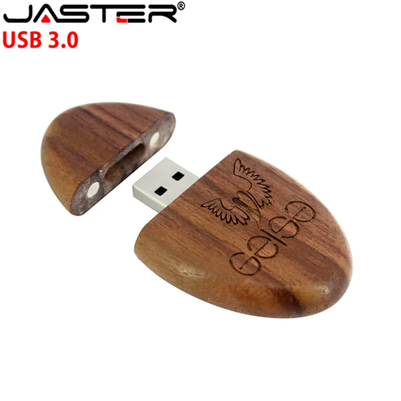 JASTER USB 3 0 под заказ логотип деревянное Сердце Usb 2 карта памяти Флеш накопитель 8 ГБ