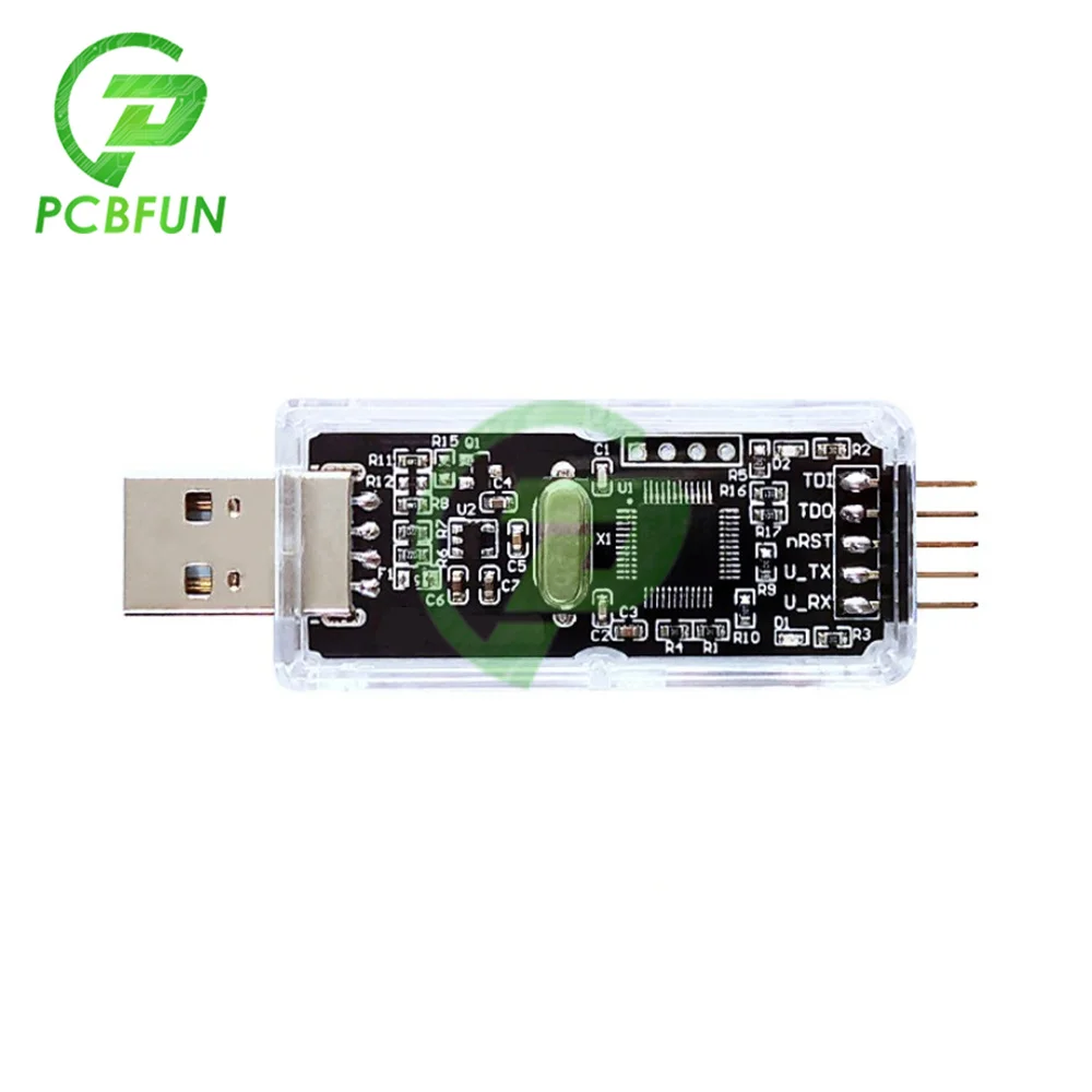 Эмулятор CMSIS DAP/DAPLink STM32, зонд отладки ARM Cortex-M MCU JTAG/SWD/CDC Серийный порт/программы сопротивления и падения Keil/MDK OpenOCD