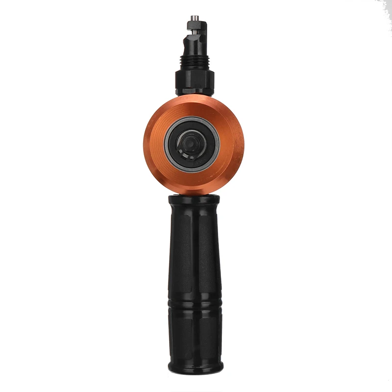 

Newest 2 Head Sheet Metal Cutting Nibbler Hole Saw Cutter Electric Drill Attachment Supplies Accessories