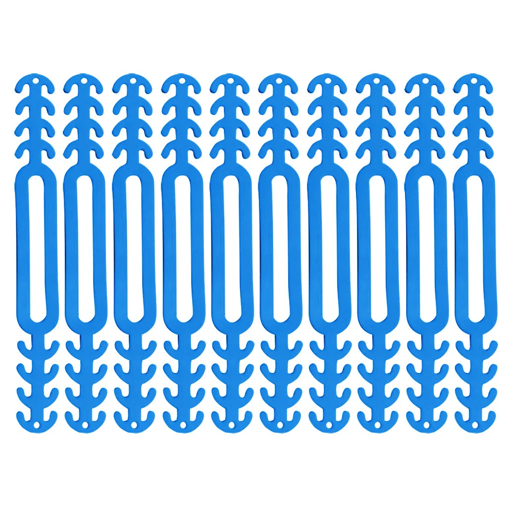 

10pcs Adult Non-slip Mask Extender Adjustable Silicone Mask Strap Extender,Relieve Ear Pain, Anti-Tightening Soft Ear Protector