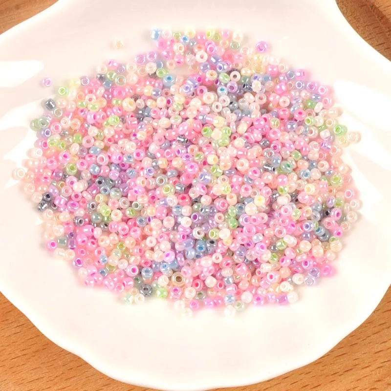 2/3 мм) бусины типа жемчужины перламутровый цвет Цвет Чешский Стекло круглые