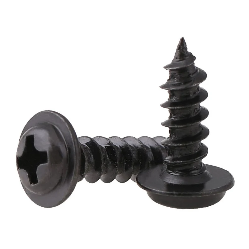 

Flanged Phillips Button Head Screws Zinc Plated Self Tapping Screw M1.2 1.4 - 4