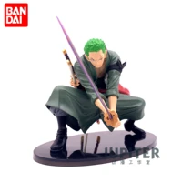 bandai one piece figure toy assembly model moving doll decorations roronoa zoro childrens giftsbest gift