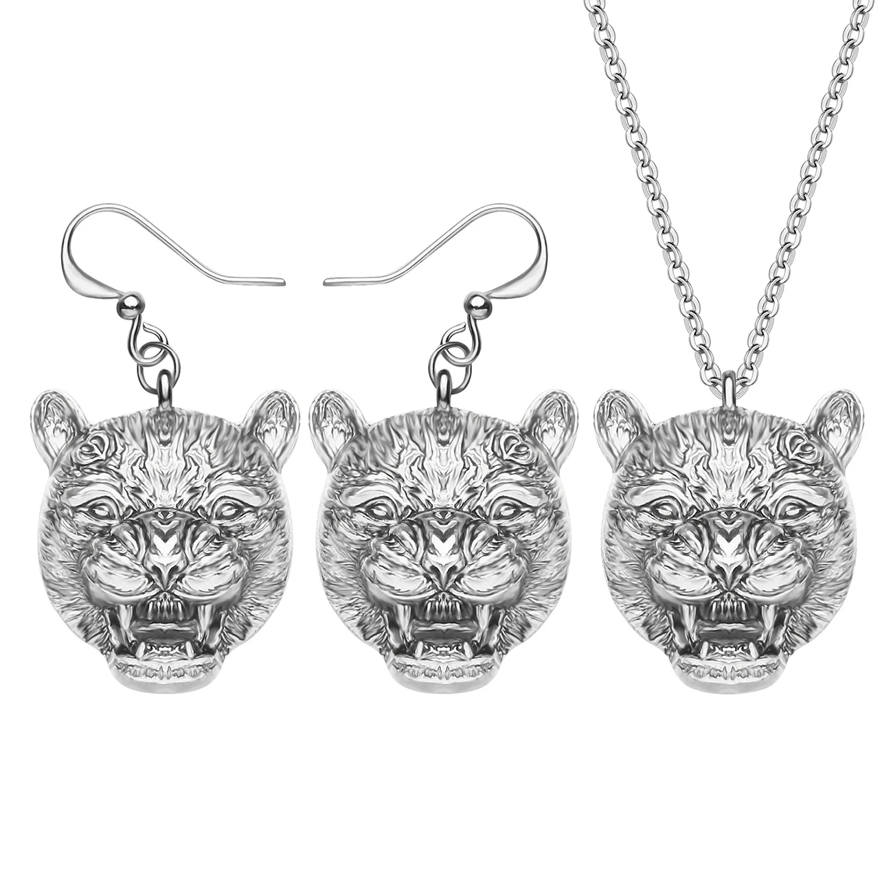 Комплект ювелирных изделий ARWA из сплава с покрытием под старину Золотая Пантера