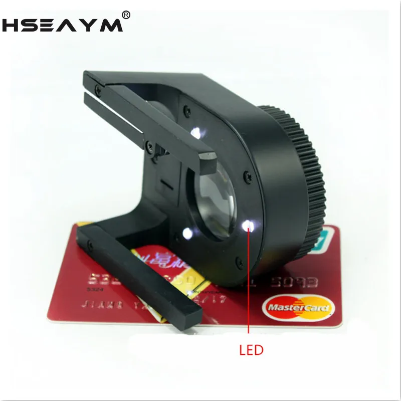 15X лупа из цинкового сплава со светодиодной подсветкой|magnifier with led|magnifying glass ledloupe