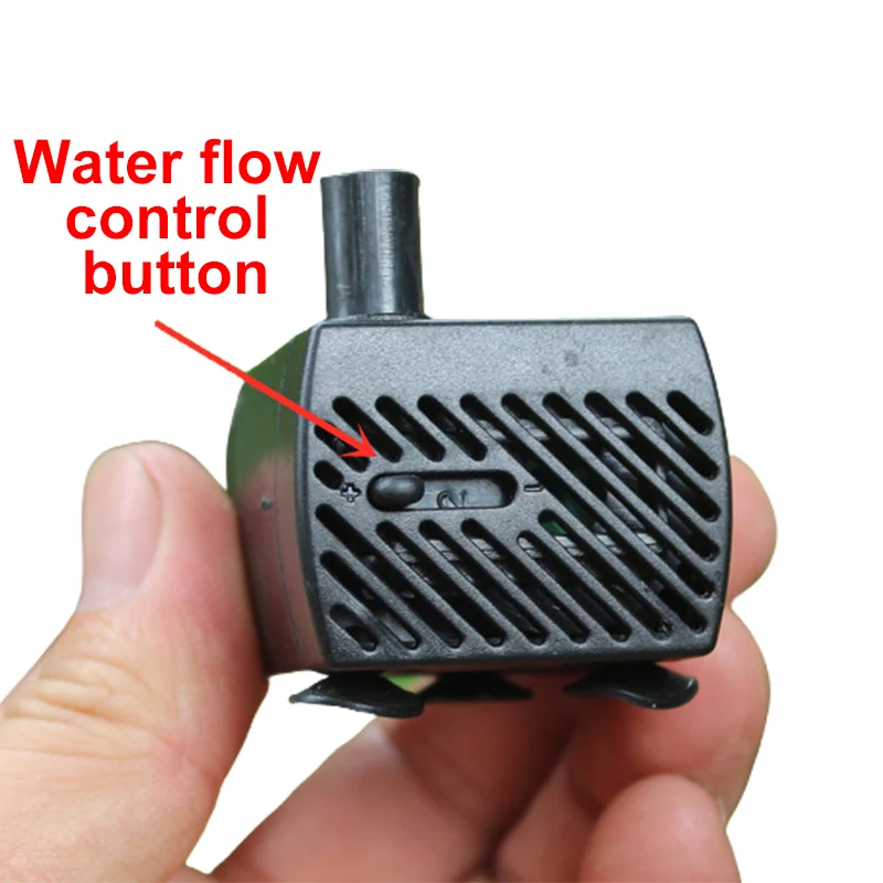 2 Вт Мощный погружной водяной насос с светодиодный светильник регулируемым