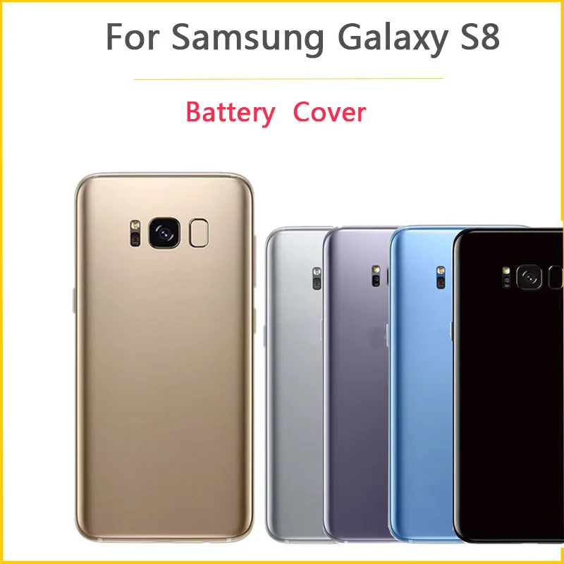 Новая крышка аккумулятора Для Sansumg S8 galaxy задняя G950 Задняя стеклянная | Мобильные