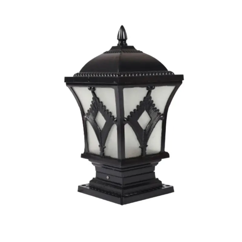 Black diamond 18*18*38 см) европейские садовые огни, ворота столб огни, садовые виллы Открытый водонепроницаемый ворота настенные огни Ландшафтные огни - Испускаемый цвет: Black diamond