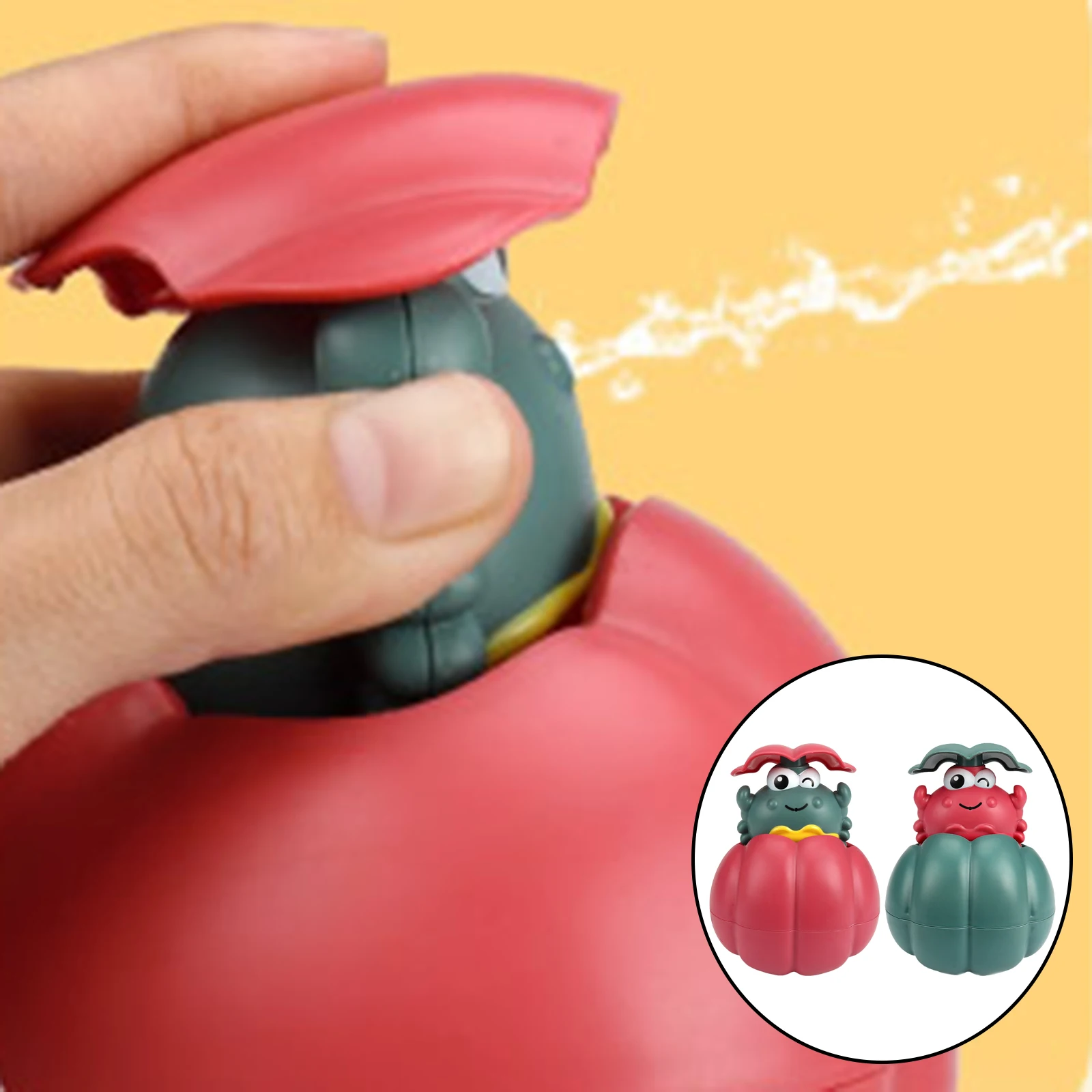 Cute Animal Crib Sprinkler Bath Floating Squirter Squirt Toy for Baby Gift