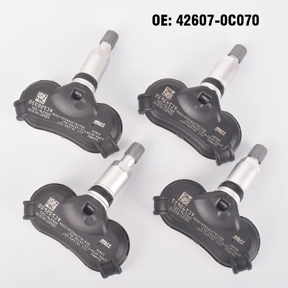 

4 шт. датчик давления в автомобильных шинах Tpms 42607-08010 для Toyota Sequoia Sienna Tundra 2008-2013