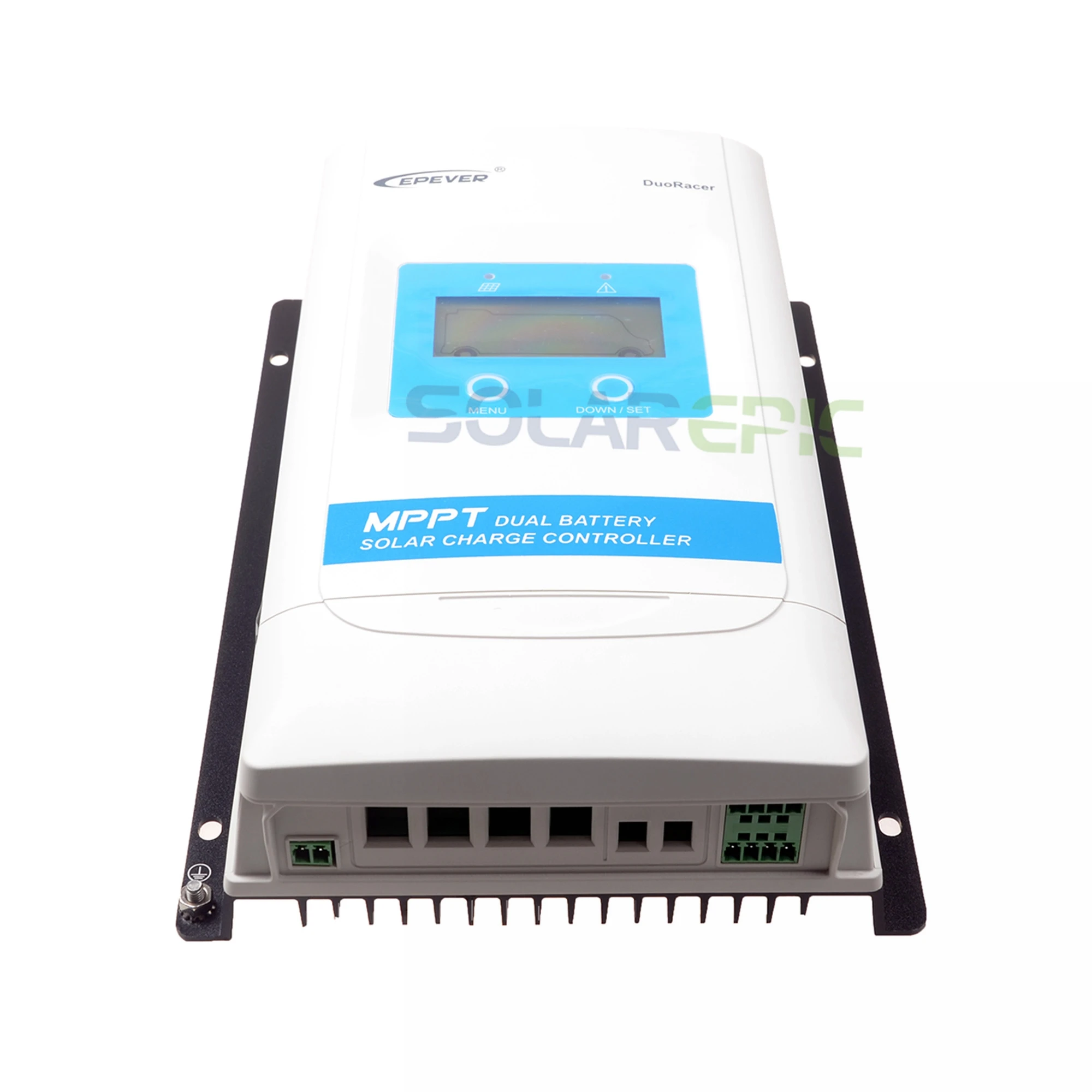 Epever 20A Двойной аккумулятор MPPT Солнечный контроллер Max PV 100V DuoRacer регулятор батареи